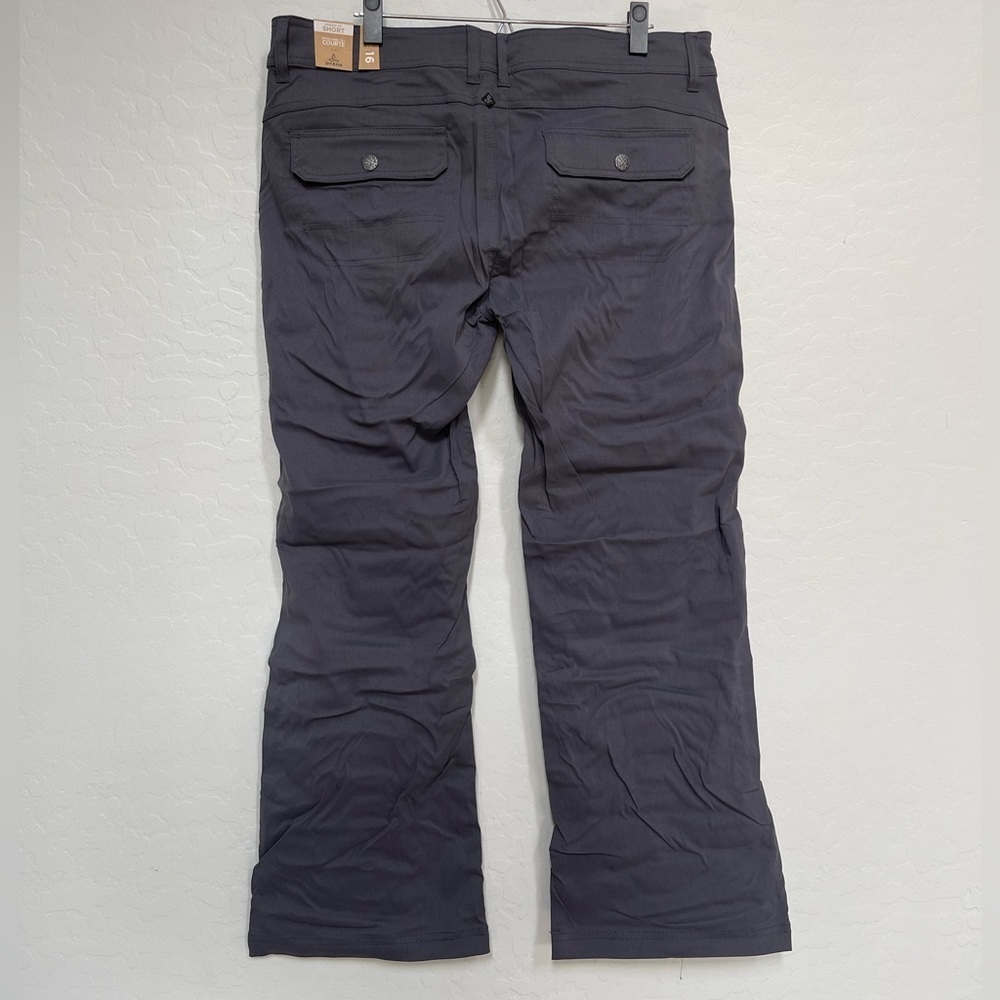 Prana Halle Pant Short Inseam in Coal size 16 - Picture 10 of 13